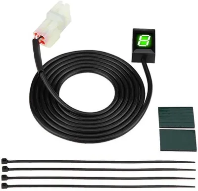 Obrázok produktu pre LED indikátor pre motocykle – digitálny displej rýchlosti – 12V – kábel 162 cm – vodotesný