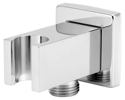 Produktbild von Chromierter Duschschlauch mit Handbrausehalterung – Universal und einfach zu installieren