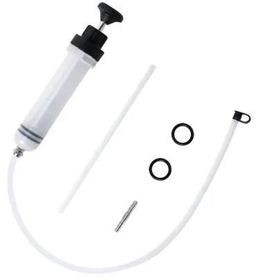 Productafbeelding van Olie-afzuigpomp - Spuit met slang - 200 cc - Voor motorolie en remvloeistof