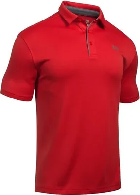 Produktbild von Under Armour Tech Polo 600 Red Xl