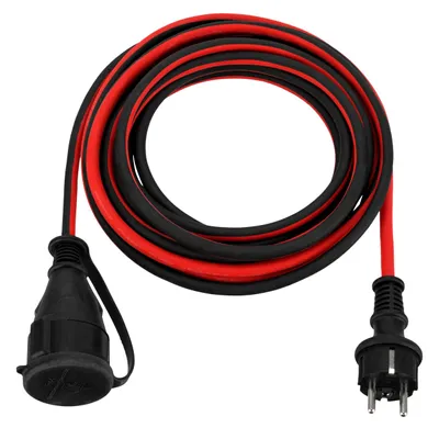 Produktbild von REV Verlängerungskabel Außen 5 m H05RR-F 3G1,5mm², schwarz rot