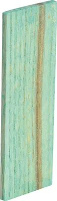 Produktbild von Verglasungsklötze Holz Esche lackiert | Holzklotz 80x32x3 mm | 100 Stück Glaserklötze grün