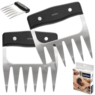Obrázek produktu pro Orion pařáty na maso Rozdělovače masa Vidličky na vepřové maso z nerezové oceli 2 ks.