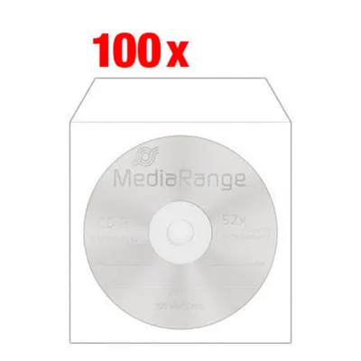Immagine prodotto di MediaRange BOX162 100x custodie per CD/DVD bianche