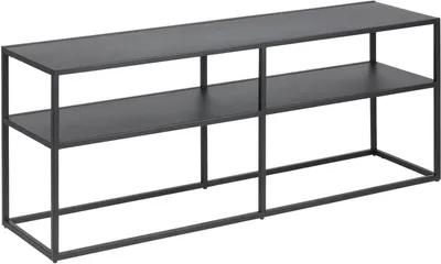 Image de TV-Board >New Haven< in Schwarz aus Stahl - 120x46x30cm (BxHxT)