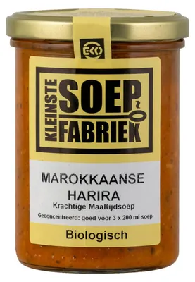 Image de Smallest Soep Fabriek Morokkaanse Harira Soup400 ml - Soupe traditionnelle aux lentilles