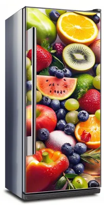 farbenfrohes Obstmotiv für den Kühlschrank – Decords Wandtattoo, Produktansicht 3