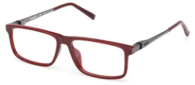 Imagen del producto de Gafas de sol Timberland para hombre, de montura rectangular, en color rojo, modelo TB50069-H, con graduación