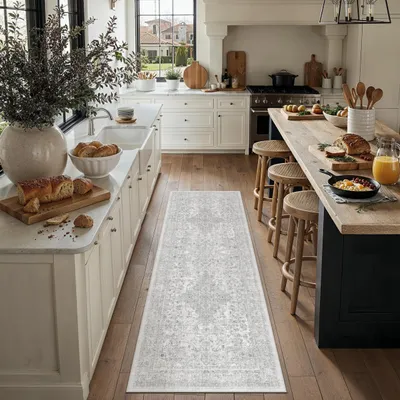 Productafbeelding van Vintage, traditioneel vloerkleed, 60 x 180 cm