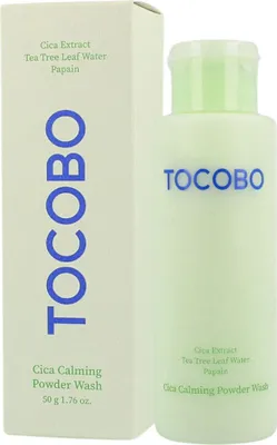 Zdjęcie produktu dla TOCOBO Cica Calming Powder Wash 50 g - kojący puder oczyszczający do twarzy