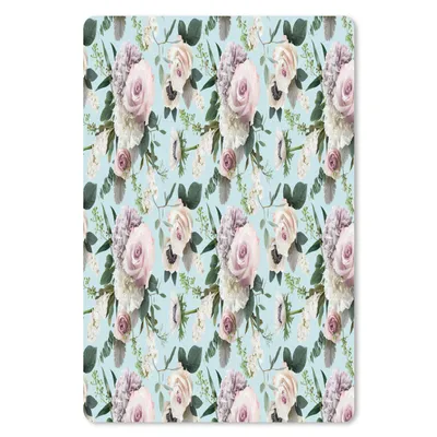 Produktbild von MuchoWow® Mauspad Mousepad Blumen - Rosen - Flieder 18x27 cm - Mousepads - Maus Mat - Pad - Mausunterlage