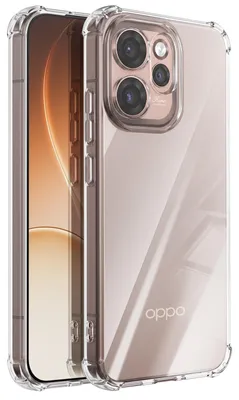 Image de Avizar, coque en silicone pour Oppo Reno 15 Pro avec coins renforcés, transparente
