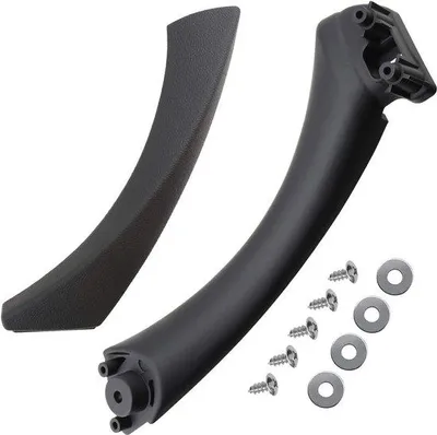 Produktbild von Famanu Innenraum Türgriff Unterstützung Trim Cover Kit Schwarz - 51419150336 51417230850 mit Schrauben