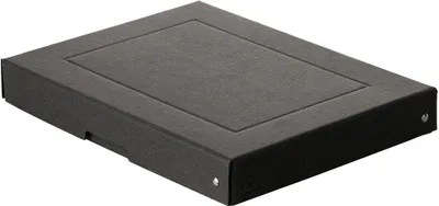 Produktbild von Falken 5x PURE Box Black DIN A4, Füllhöhe 40 mm schwarz - Schwarz - 22001696F