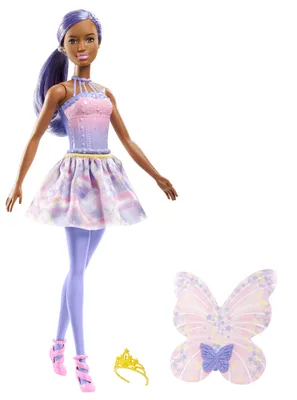 Zdjęcie produktu dla Lalka wróżka Barbie Dreamtopia - fioletowe włosy