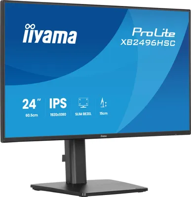 Iiyama ProLite XB2496HSC-B1, 61 cm (24"), 1920 x 1080 Pixel, Full HD, LED, 3 ms,