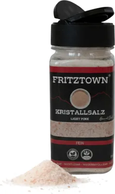 Produktbild von FRITZTOWN® Kristallsalz Rosa Light Fein gemahlen Streuer 290g
