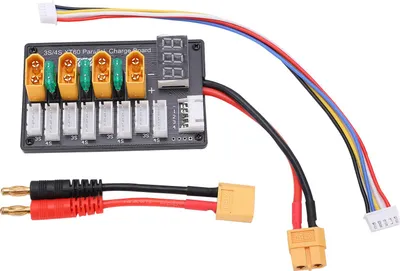 Obrázek produktu pro 3S/4S XT60 Paralelní nabíjecí deska Silikonový kabel XT60 Konektor Paralelní nabíjecí adaptér