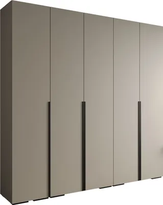 Produktbild von MEBLE KRYSPOL Inova 1 Schrank - 236,7x250x47cm - Kaschmir Kaschmir Schwarz