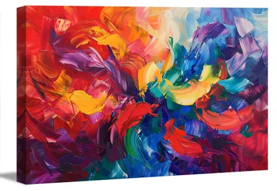 Obrázok produktu pre Obraz na plátne Abstraktná farbová explózia 120x80 cm