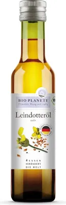 OLEJ Z LNIANKI (RYDZOWY) TŁOCZONY NA ZIMNO BIO 250 ml - BIO PLANETE
