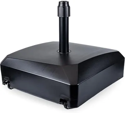 Imagen del producto de Soporte para sombrillas con ruedas, con capacidad para hasta 76 kg