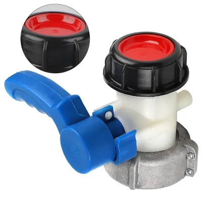 Produktbild von 75 mm IBC Adapter Kugelhahn DN50 Tank Ablasshahn Absperrhahn für IBC Container Wassertank Regentonne