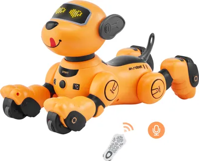 Zdjęcie produktu dla SucceBuy Zdalnie sterowany robot-zabawka pies, 2,4 GHz, programowalny, inteligentny, interaktywny dla dzieci, podążanie za, sterowanie dotykowe i głosowe, śpiew i taniec, wiek 3+