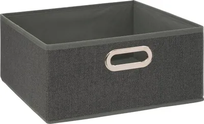 Produktbild von 5five Simply Smart Aufbewahrungskorb Mix N Modul, Pappe, PP-Kunststoff, Dunkelgrau meliert, 31 x 15 cm, 138886D