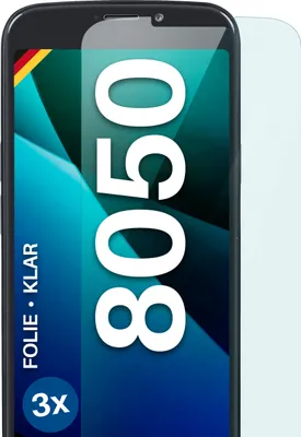 Produktbild von moex® 3x Schutzfolie kompatibel mit Doro 8050 - Displayschutzfolie dünn Folie, Klar