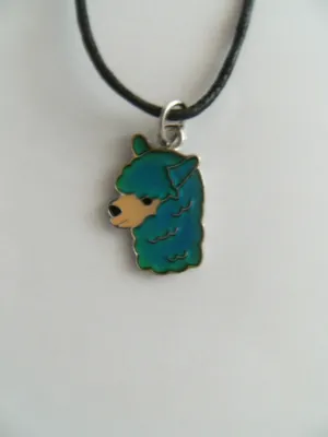 Produktbild von Stimmungskette Alpaka Kopf, Lama Kette Anhänger Modeschmuck Ketten Geschenke Schmuck