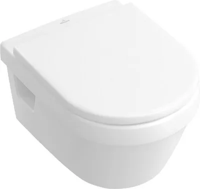 Produktbild von Villeroy & Boch Wand WC (ohne Deckel) Wasserrandlos Omnia architectura 370x530mm Weiß Alpin, 5684R001