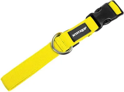 Produktbild von Mystique® Nylon Halsband Profi 25mm gelb 55-65cm