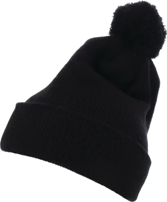 Produktbild von Yupoong Cuffed Pom Pom Knit Beanie black one size
