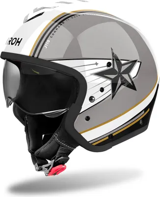 Image de Casque jet Airoh J110 Command, gris/noir/blanc, XS (53/54)