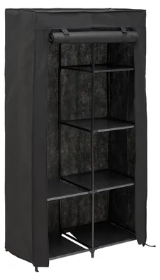 Produktbild von Textilkleiderschrank DRESSY mit Regal, 88 x 45 x 165 cm