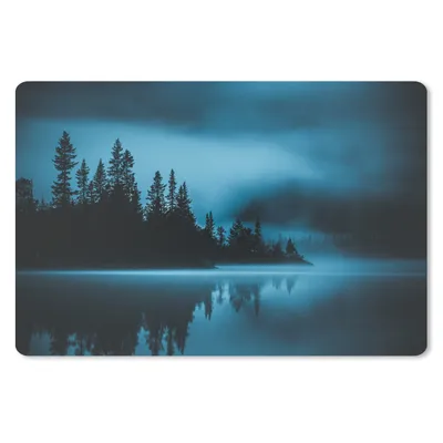 Produktbild von MuchoWow® Mauspad Mousepad Wald - Nebel - Wasser 27x18 cm - Mousepads - Maus Mat - Pad - Mausunterlage - Büroartikel - Desk Matten