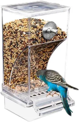 Image de Mangeoire automatique étanche pour canaris, moineaux et autres oiseaux
