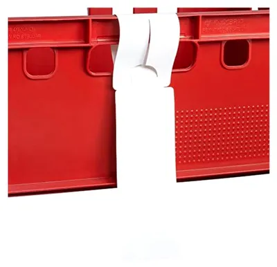 Produktbild von Stück Schlaufenetiketten 69 x 381 mm, weiß