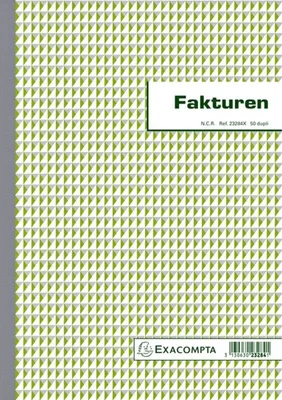 Image de Exacompta - Kasboek Exacompta factures multiples Dupli 50vel | 1 pièce