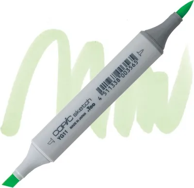 Immagine prodotto di COPIC Sketch pennello e scalpello bifacciale, YG11 Mignonette