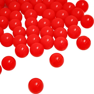 Produktbild von 50 Bälle für Bällebad 5,5cm Babybälle Plastikbälle Baby Spielbälle Rot