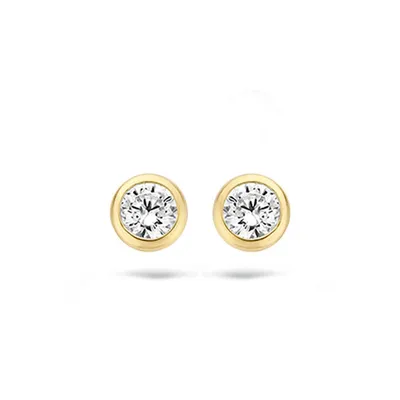 Produktbild von Ohrstecker - Gelbgold 585 14K - Zarge - Zirkonia