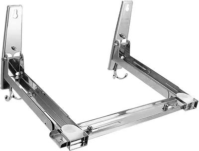 Obrázek produktu pro Mikrovlnná trouba Nástěnný držák kuchyňské mikrovlnné trouby Držák mikrovlnné trouby Hliník 22X22X29,5 cm