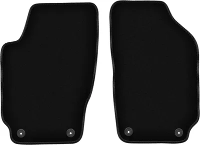 Immagine prodotto di Wielganizator Tappetini anteriori in velluto per Skoda Fabia I (1999-2007, hatchback, berlina, station wagon) neri, set 2 pz, con fissaggi