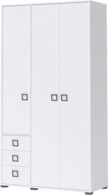 Produktbild von Kleiderschrank Kinderzimmer Weiß 236x126x56 cm