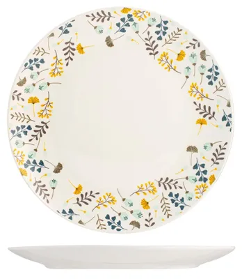 Immagine prodotto di Omgoods - Set di 6 piatti in porcellana, diametro 24 cm