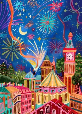 Produktbild von Pieces & Peace Puzzle Feuerwerkzauber - 500 Teile Puzzle