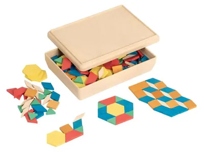 Immagine prodotto di Educo, set di costruzioni "Musterbausteine" con 125 pezzi