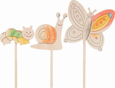 Produktbild von Blumenstecker zum Anmalen